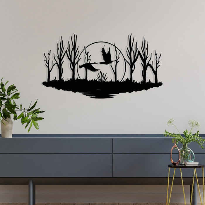 Wallity Estate Accesorio de Pared de Metal Negro